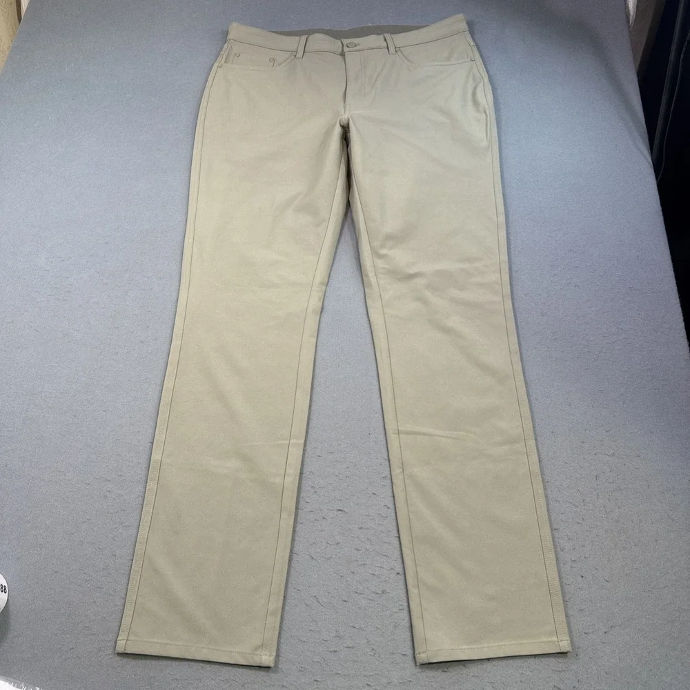 Lot Of 2 Greg Norman Jordan Golf Pants 336x34 Stretch Men Straight Performance